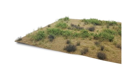 Woestijn met struiken - type 1, 29 x 42 cm