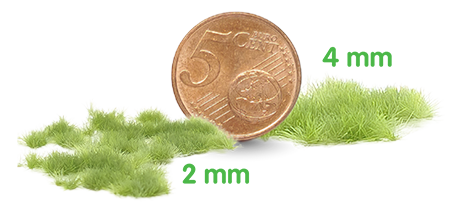 Graspollen 2 en 4 mm
